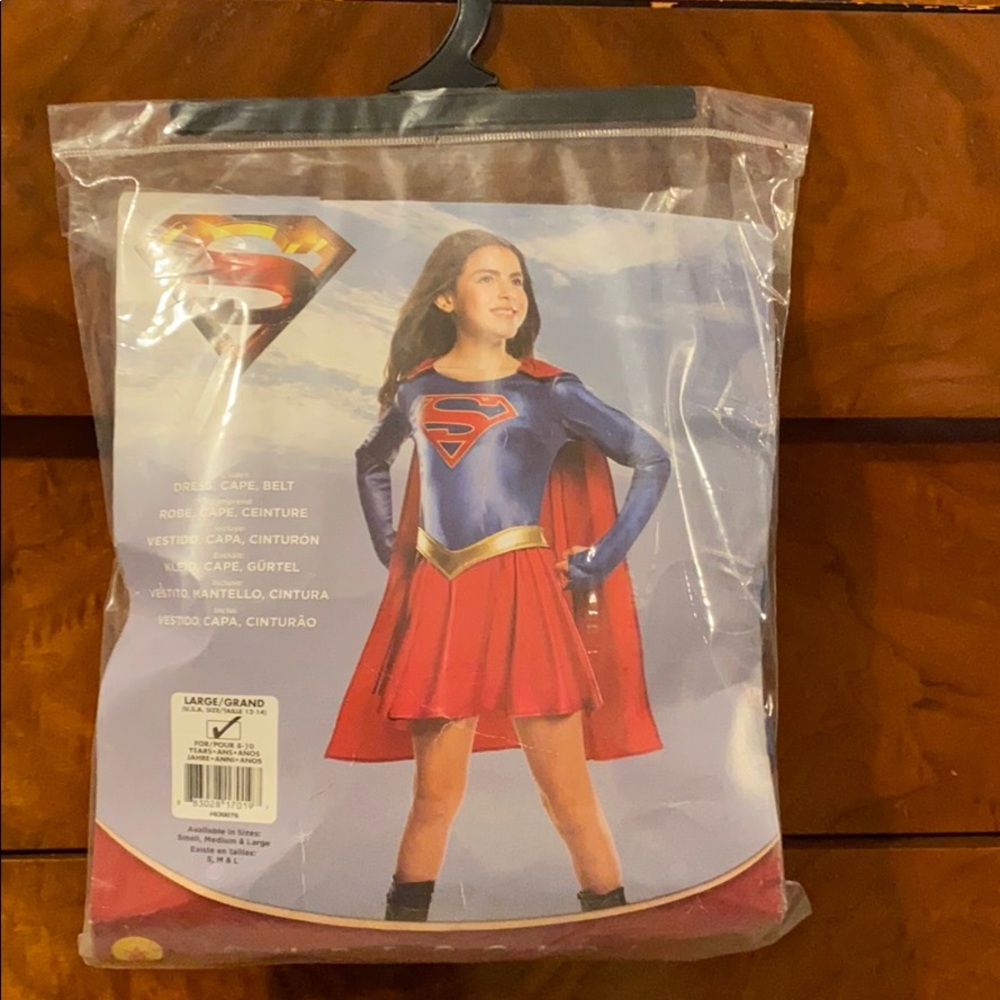 Supergirl costume girls sz 12-14